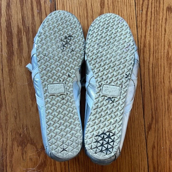 Onitsuka Tiger by Asics Silver Vintage Sneakers - Picture 5 of 6